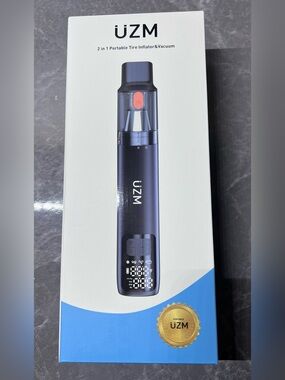 UZM Portable Tire Inflator & Car Vacuum